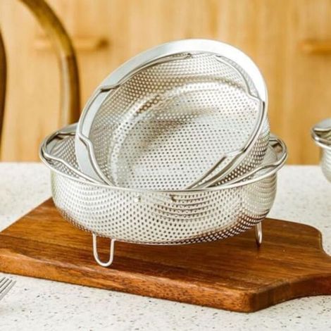 Panier Vapeur - Acier Inoxydable 304 - Pour Cocotte Minute 14 À 24 Cm - XL (1/5)