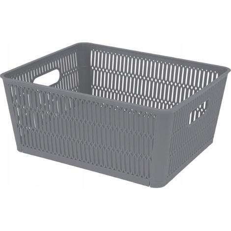 Cesta universal con asas de 28x23x12 cm.
