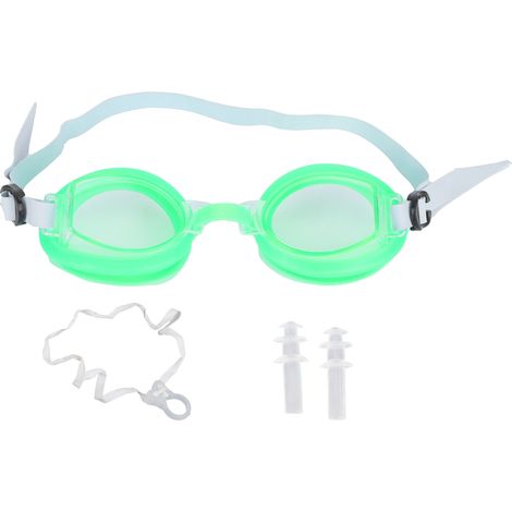 Lunettes de natation ajustables anti-fuite pour enfants avec bouchons d'oreilles et pince-nez (1/5)