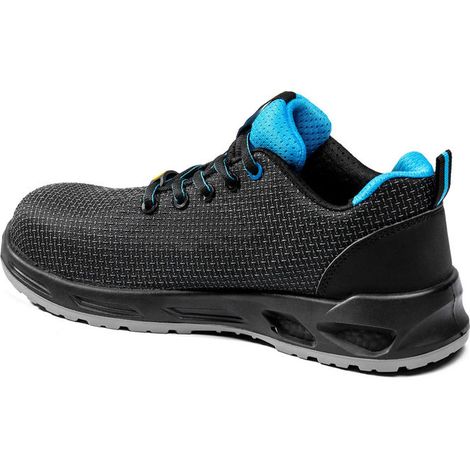 Sparco scarpe antinfortunistiche Horizon Tek S3S, tomaia idrorepellente, ESD, metal free, punta composita, taglia 38, nero blu
