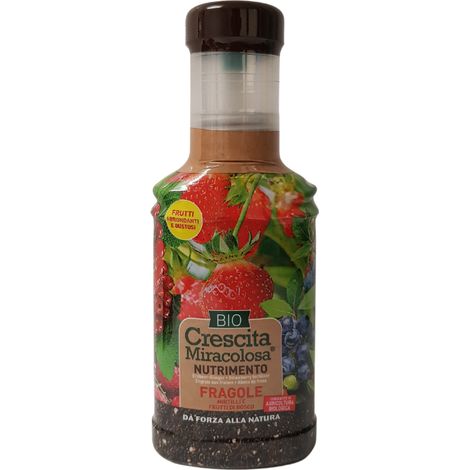 CONCIME LIQUIDO PER FRAGOLE, MIRTILLI, FRUTTI DI BOSCO - CRESCITA MIRACOLOSA BIO 200ML BLUMEN