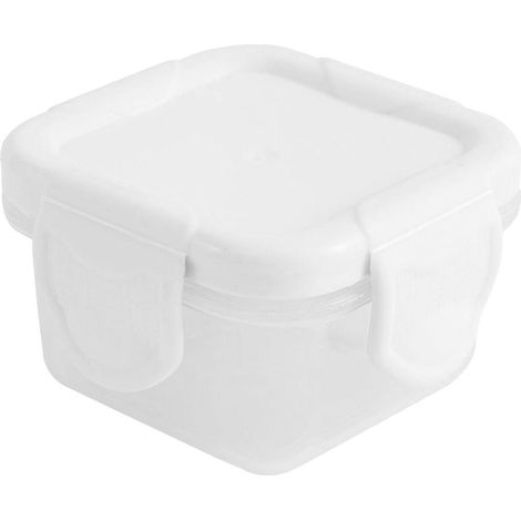 Boîte De Rangement Alimentaire - Plastique - Carrée - Hermétique - 150 ml - Pour Déjeuner Scolaire Et Restes - 6 Pièces (1/4)