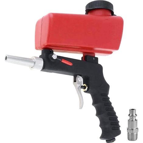 Pistolet pneumatique portable 90 PSI – Pour détartrage et nettoyage précis – Buse de 7 mm – Compatible avec sable et carbure de silicium (1/5)