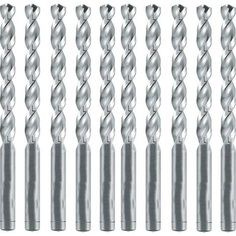 10 Forets HSS Cobalt 5% DIN 338 - Aciers 1.300 N/mm, Fontes 130° D. 1.5 x Lt. 40 x Lu. 18 x Q. 1.5 mm x Z5xd - Diamwood