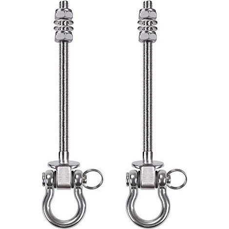 Estructura de columpio de alta resistencia, capacidad de carga de 816 kg, 23,5 x 7,9 cm, ganchos para vigas de madera y acero, silla hamaca de yoga, saco de boxeo