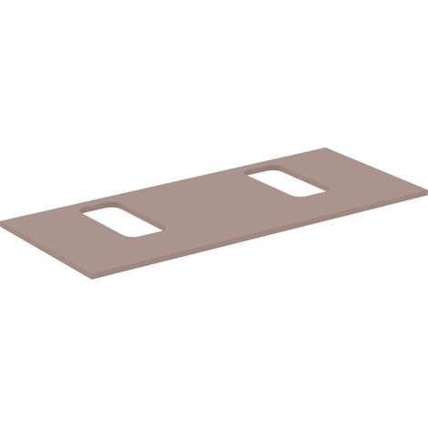 Piastra IS WT i.life B con 2 aperture destra/sinistra per parete WT 1202x507x18mm Greige opaco (1/2)