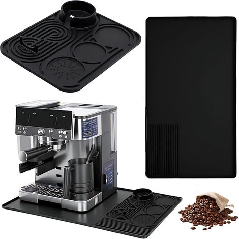 Coffee Machine Mat, Silicone Mat for Coffee Machine, Coffee Machine Trivet, Coffee Machine Underlayer, Drip Mat for Ninja Luxe Cafe ES601EU/ES701EU (1/5)