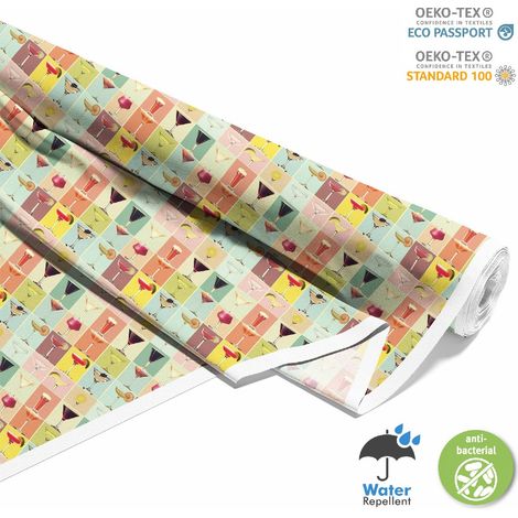 TESSUTI DECORATIVI PER ESTERNI OXFORD - Motivo Cocktail  DX8396 (1/5)