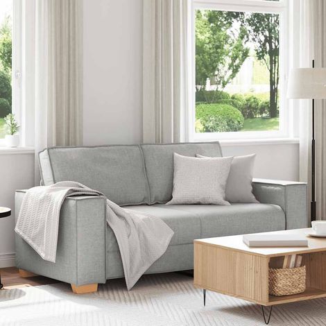 2-Sitzer Sofa Wolkengrau 180x78x84 cm Stoff (1/5)