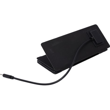 Panneau Solaire Portable 20W Ultra Fin ETFE 4 Panneaux Monocristallin pour Chargement USB Type-C - Kit d'Énergie de Survie en Plein Nature (141g)