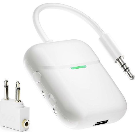 Émetteur et récepteur audio sans fil Bluetooth, compatible avec tous les adaptateurs Bluetooth dotés de prises jack 3,5 mm. (1/5)