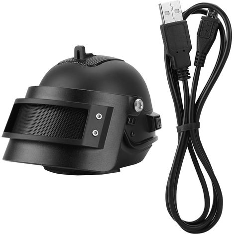 Enceinte Bluetooth sans fil portable en forme de casque, système stéréo rechargeable (1/5)