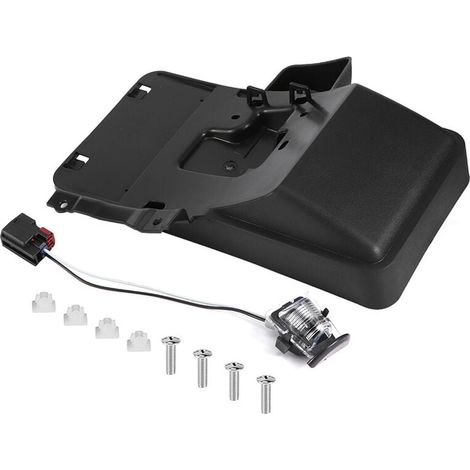 68064720AA Support de plaque d'immatriculation arrière de rechange pour Jeep Wrangler JK 07-16 (1/4)