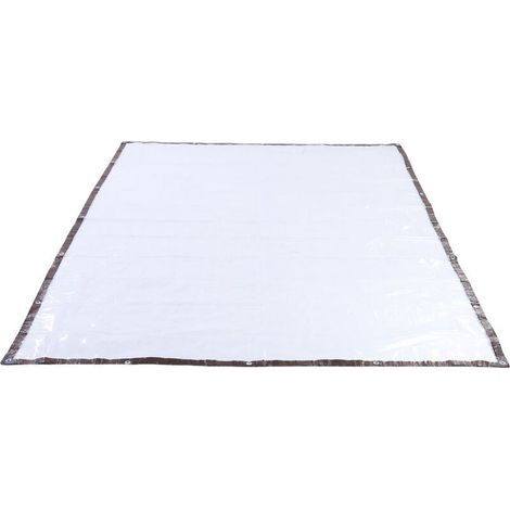 Couverture de poulailler pour l'hiver, Semi-transparente, en plastique PE, isolation de maison, épaisse, étanche à l'eau, 2x3 mètres-Crezuo (1/4)