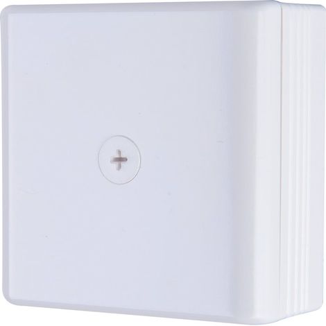 Legrand – Boîte de jonction carrée DLPlus 75x75x35mm – En plastique blanc – Branchement sur 4 côtés – Pour moulures électriques