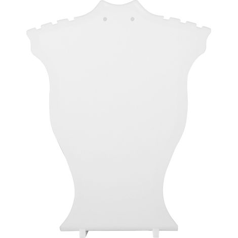 Porte-bijoux blanc pour colliers, boucles d'oreilles et pendentifs - Présentoir de vitrine (1/5)