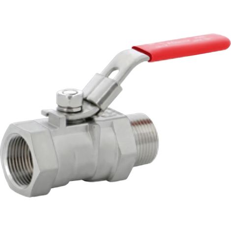 Vanne à sphère INOX monobloc passage réduit MF 1/2" (15/21) - PN55 - Sferaco