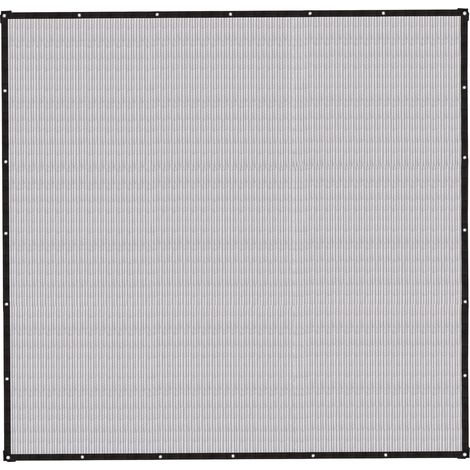 Filet d'ombrage isolant en papier d'aluminium, voile d'ombrage pour pelouses, jardins et piscines, 3 x 3 mètres