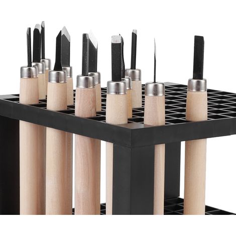 Ensemble d'outils de sculpture sur bois C1 avec support (1/5)