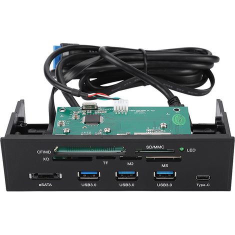 5,25-Zoll-Multifunktions-Kartenleser für den internen Gebrauch, Frontblende für PC (1/5)