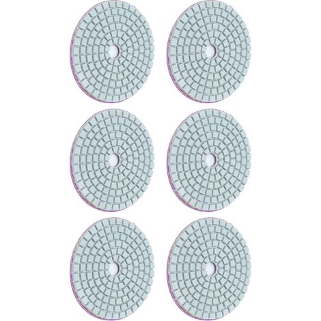 Lot de 10 disques de polissage diamantés à eau de 7,6 cm (3 pouces), grain 800, pour granit et marbre. (1/5)