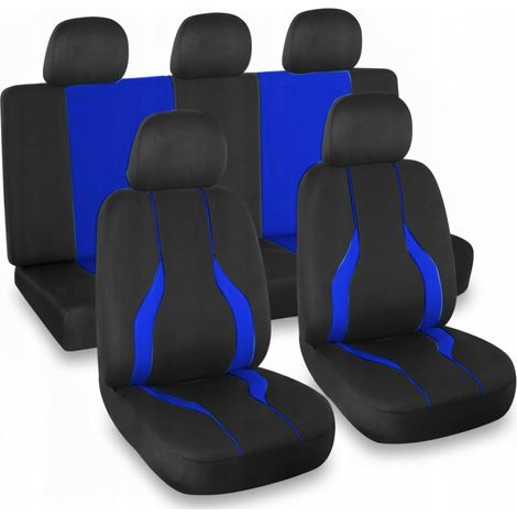 Coprisedili universali blu protettivi per auto (1/5)