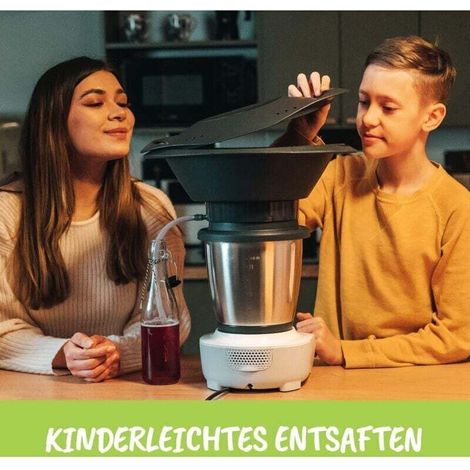 Extracteur de jus à vapeur pour Thermomix TM6 TM5 Extraction simultanée Jus naturels en 100 minutes Accessoire pour petit électroménager (1/4)