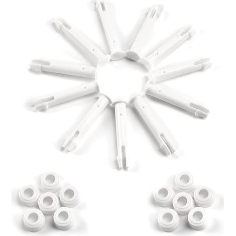 12 Pieces Plastic Pin, Intex Swimming Pool Replacement Parts, Plastic Swimming Pool Pin, for Most Frame Pools - Rectangular/Round Pool (6 cm)