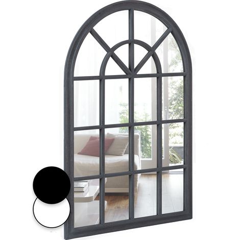 Casa Chic Espejo de ventana francesa Savile Marco de madera 120 x 80 cm