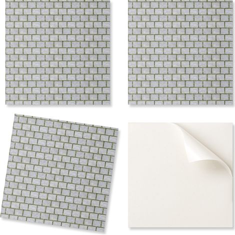 Baldosas de vinilo autoadhesivas con estampado de pared de ladrillo 9x30x30 cm
