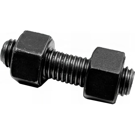 Filet + 2 écrous montés D. 20 x 150 mm Brut - Boite de 10 pcs - Fixtout F20150B7