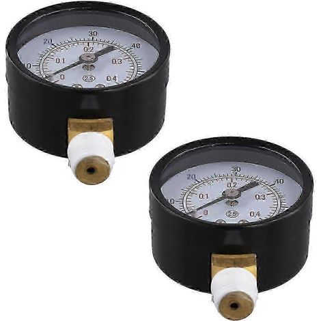 Manomètre de pression de filtre (2 pièces) compatible avec les filtres à sable Hayward Pro Series (1/5)