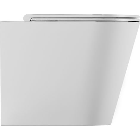WC Alice Hide Round Filomuro Senza Brida 57x37 bianco