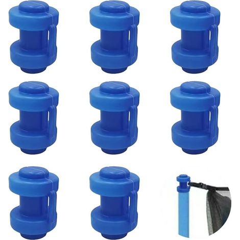 Embouts De Trampoline,Embouts De Tige De Filet,Trampoline Embout De Poteau pour Les Piquets De Filet du Trampoline Ø25mm,Résistants Aux Intempéries Embouts,Filet De Sécurité Pièce De Rechange (1/5)