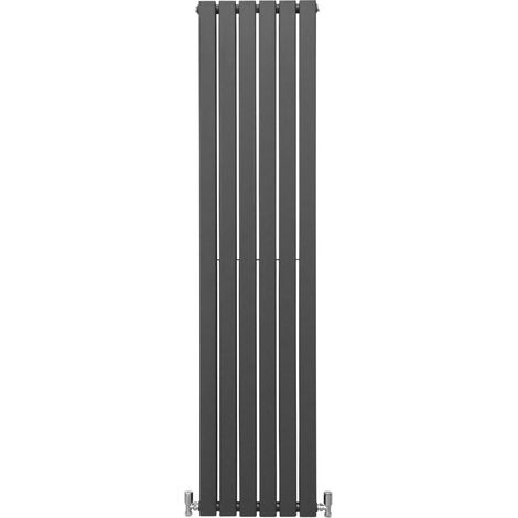 Monster-Shop – Radiateur plat mural 180 x 42 cm gris anthracite – Acier carbone – 6882 BTU – Finition triple couche – Garantie 15 ans