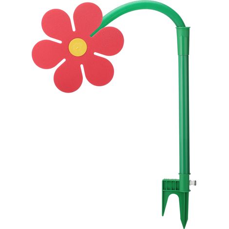 Arroseur de jardin en forme de fleur, marguerite originale, joli arrosage pour pelouse et jardin, rouge. (1/5)