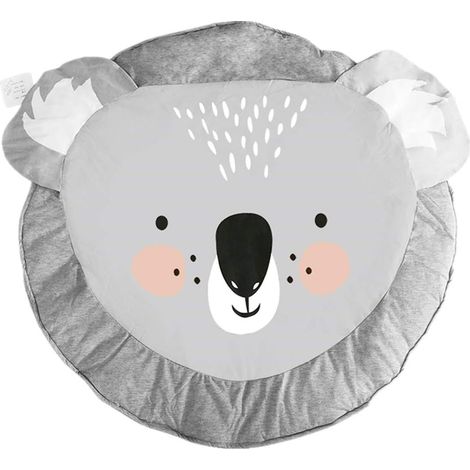 Tapis de jeu rond pour bébé, tapis d'éveil, coussin rafraîchissant pour la chambre des enfants et des tout-petits (1/5)