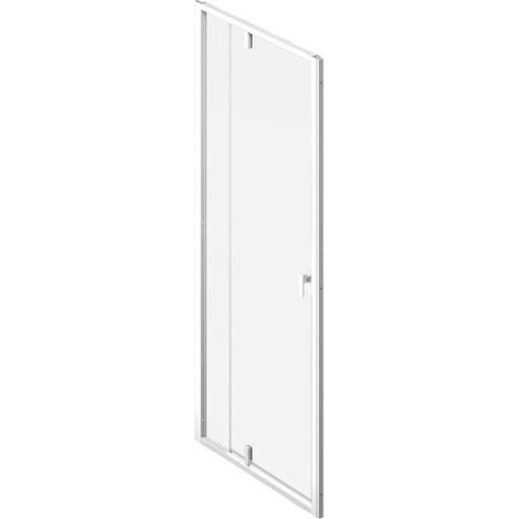 Ravak Nexty - Puerta de ducha pivotante de 100 cm, blanco mate/cristal transparente 03OA0E01Z1 (1/3)