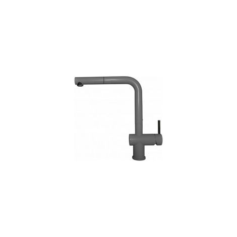 Elleci Stream Plus K99. Tipo di beccuccio: Estraibile, Colore del prodotto: Grigio, Controllo del flusso d'acqua: Leva sanitaria. Altezza sopra la superficie di fissaggio (max): 31 cm, D... - MKKSTP99 (1/2)