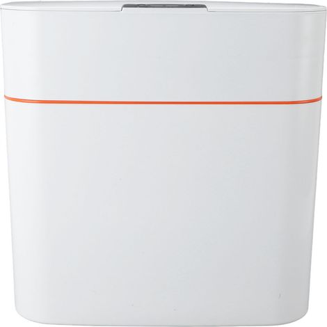 Poubelle murale intelligente à capteur IPX5 étanche, capacité 15 L, idéale pour la salle de bain, la chambre et le salon. (1/5)