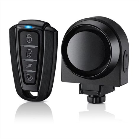 Kabelloses Vibrations-Diebstahlalarmsystem für Fahrräder und Motorräder, USB-aufladbar und wasserdicht