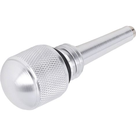 Niveau d'huile aimanté M18 x 2,5 filetage, indicateur haute précision pour groupe électrogène WEN 56125i, 56200i, 56202i (couleur argent) (1/5)