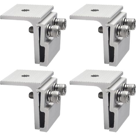 Set mit 4 Kabelbindern für Dachkabel, Stehfalzclips für Heizkabel, Schneefanggitter und Solarpaneele.