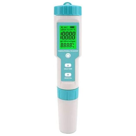 Misuratore digitale 7 in 1 di pH e salinità per piscine (1/5)