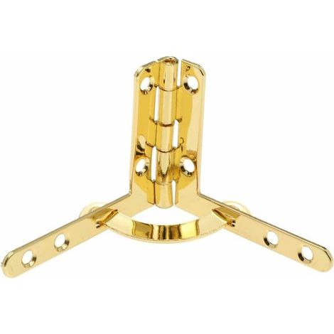 10Pcs Boîte Cadeau Cadeaux Pratiques Matériels Créatifs Charnières Accessoires Bijoux Pour Ressort Angle Cas Couvercle En Bois Unique Mortaise Bois Degré Pliant Support Coffre (1/5)