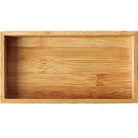 Plateau antidérapant en bambou pour salle de bain, accessoires de salle de bain en bambou de qualité supérieure, plateaux de salle de bain (1/5)