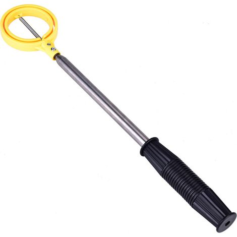 Récupérateur de balles de golf télescopique avec pince pratique et pelle (Jaune) (1/5)