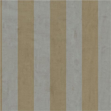 Streifen Tapete Profhome 782262 heißgeprägte Vliestapete glatt mit grafischem Muster matt grau oliv-grau braun-beige 5,33 m2