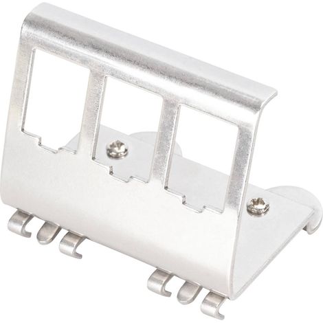 Adaptateur Keystone pour rail DIN pour 3 modules Keystone (1/5)