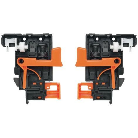 Jeu de clips d'attache à 3 réglages pour coulisse Futura en fibre de carbone - SALICE - A750.010